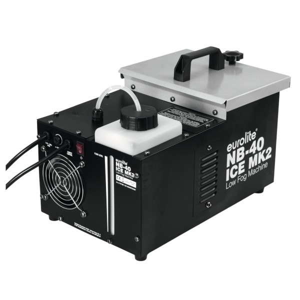 Eurolite NB-40 Ice 450W Low Fog Machine - Rear Angled