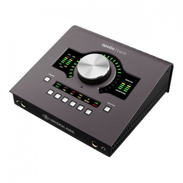 Apollo Twin Duo MK2 Heritage Edition Audio Interface - Angled
