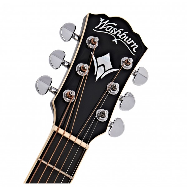 Washburn EA10 Festival Electro Acoustic, Black at Gear4music