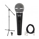SubZero SZM-11S Dynamic Vocal Microphone with Switch, Boom Stand Pack