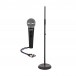 SubZero Dynamic Vocal Microphone with Switch, Straight Stand Pack