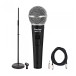 SubZero Dynamic Vocal Microphone with Switch, Straight Stand Pack