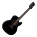 Dean Exhibition 12-String, Classic Black - Front View