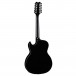 Dean Exhibition 12-String, Classic Black - Rear View