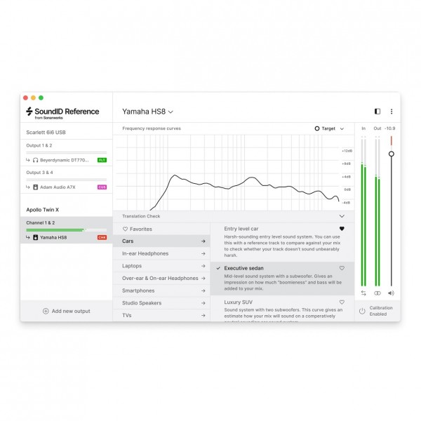 Sonarworks SoundID Reference for Speakers & Headphones with Mic - Car Speaker Simulation