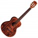 Luna Henna Dragon Mahogany Baritone Electro Ukulele w/ Gigbag - Front View