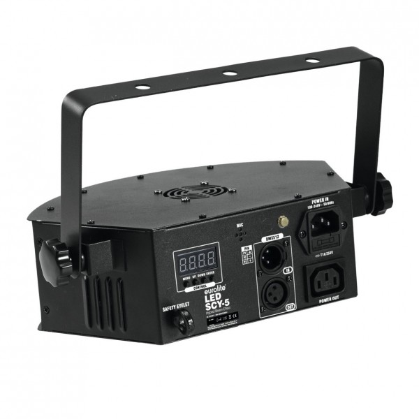 Eurolite SCY-5 LED Hybrid Beam Effect Light - Rear Angled