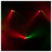 Eurolite SCY-5 LED Hybrid Beam Effect Light - Stage Preview Lit Red and Green