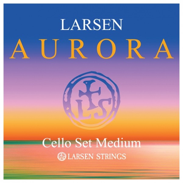 Larsen Aurora Cello String Set, 4/4 Size, Medium