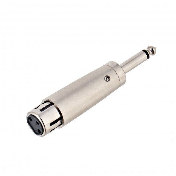 XLR (F) - 1/4" Mono Jack Adapter