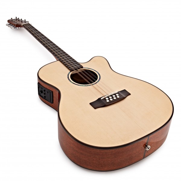 Ozark 2246 Bouzouki Electro Acoustic Guitar, Natural