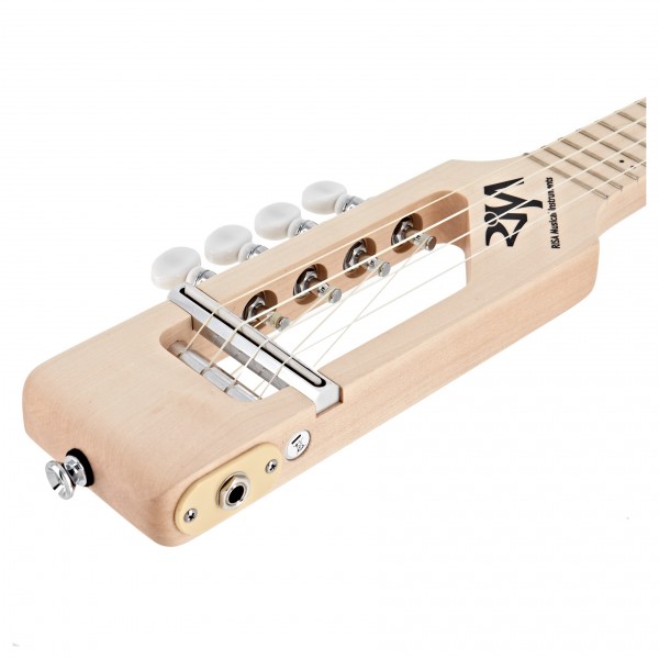 Risa Uke-Solid Soprano Electric Ukulele, Natural