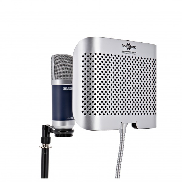 Gooseneck Microphone Reflection Filter by Gear4music