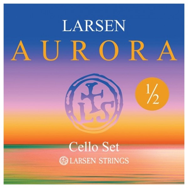 Larsen Aurora Cello String Set, 1/2 Size, Medium