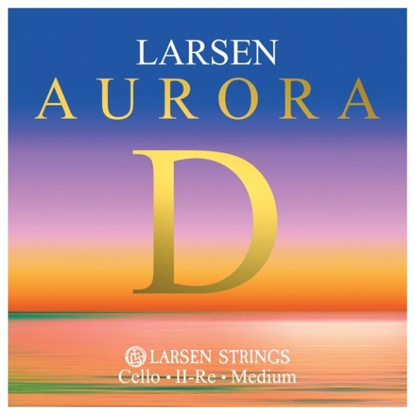 Larsen Aurora Cello D String, 4/4 Size, Medium