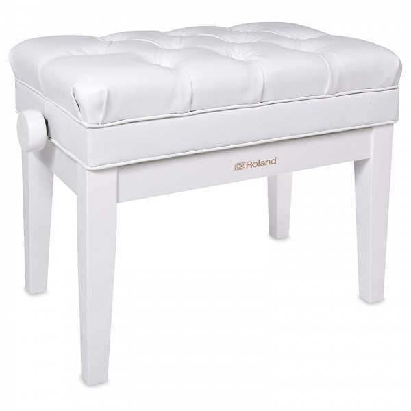 Roland RPB-500PW Piano Bench, Polished White