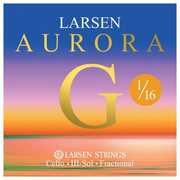 Larsen Aurora Cello G String, 1/16 Size, Medium