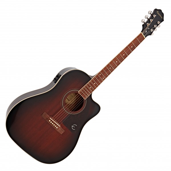 Epiphone AJ-220SCE Electro Acoustic, Mahogany Burst