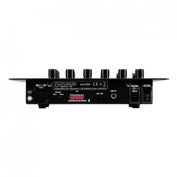 Eurolite Easy Operator Deluxe DMX Controller - Rear