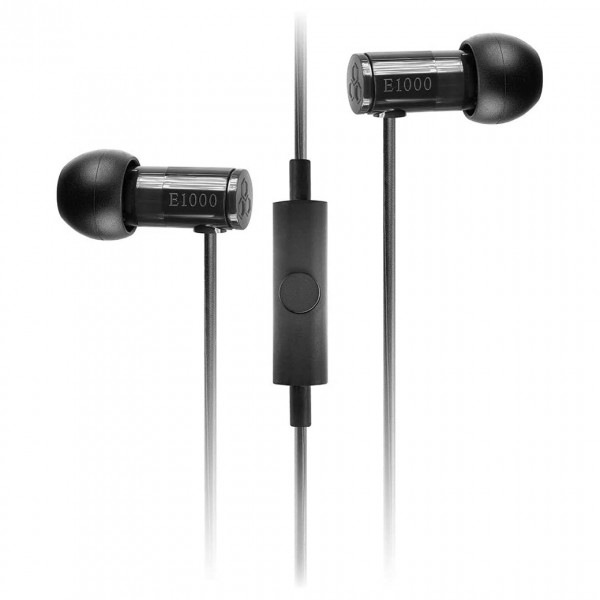 Final E1000C Earphones, Black - Main