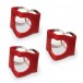 PinchClip, 3er-Pack, rot