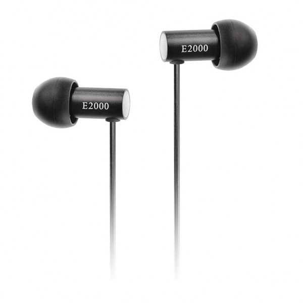 Final E2000 In Ear Isolating Earphones, Black Aluminium - Main
