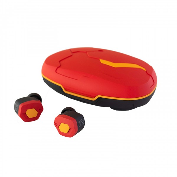 Final Evangelion TWS No.2 Earphones, Red/Yellow