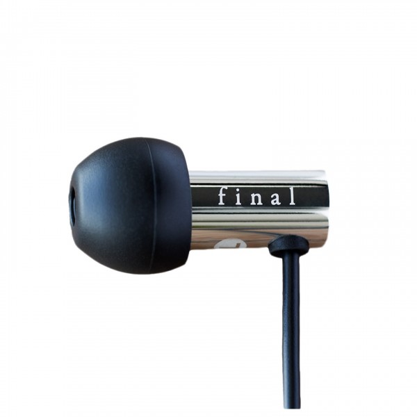 Final E3000C In-Ear Isolating Earphones with Mic, Stainless Steel