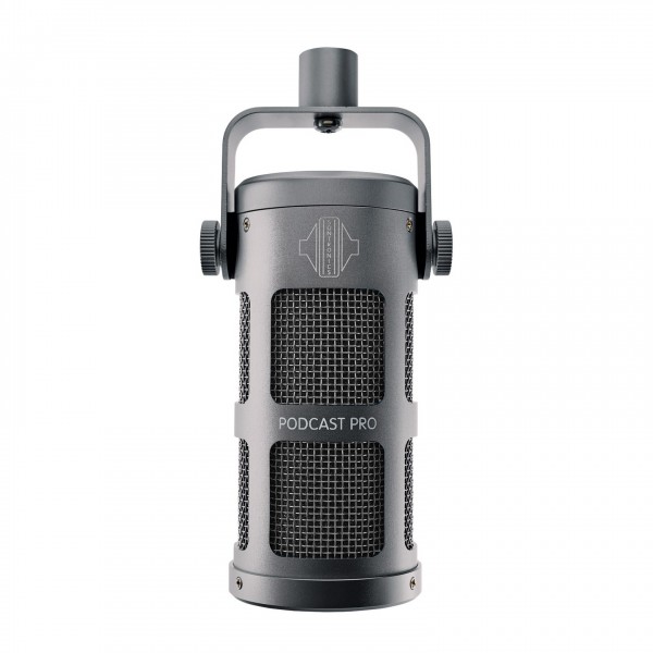 Sontronics Podcast Pro Microphone, Cosmic Grey - Front