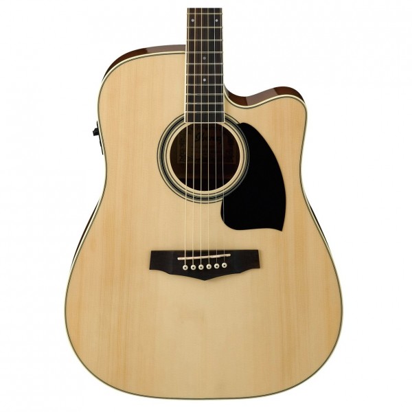 Ibanez PF15ECE Electro Acoustic 2018, Natural front close up