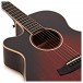 Tanglewood TW4-E-LH Super Folk Electro Acoustic, Antique Violin Burst