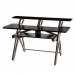 Zaor Yesk 2 Studio Desk, Black/Grey - Front View