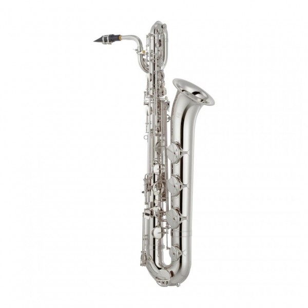 Yamaha YBS480 Baritone Saxophone, Silver Plate