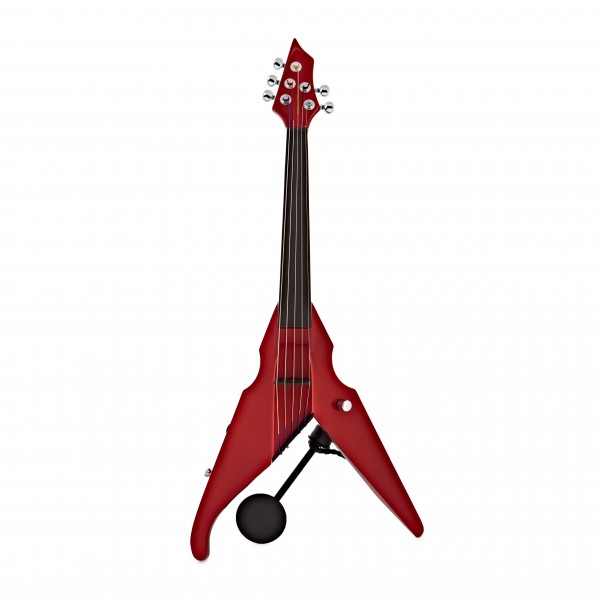 Wood Viper Classic 5 String Electric Violin, Candy Apple Red