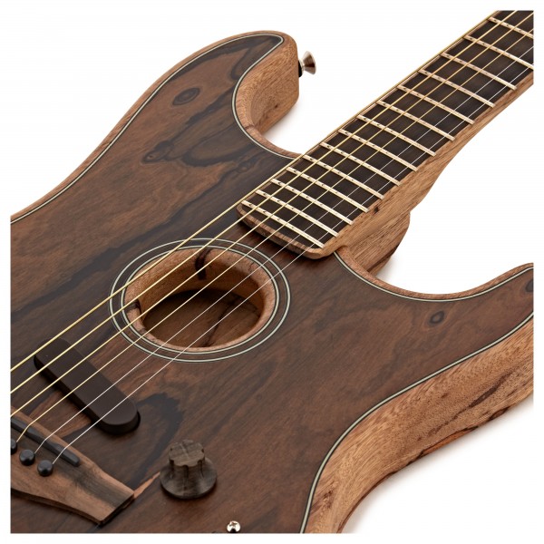 DISC Fender Acoustasonic Stratocaster Exotic, Ziricote at Gear4music