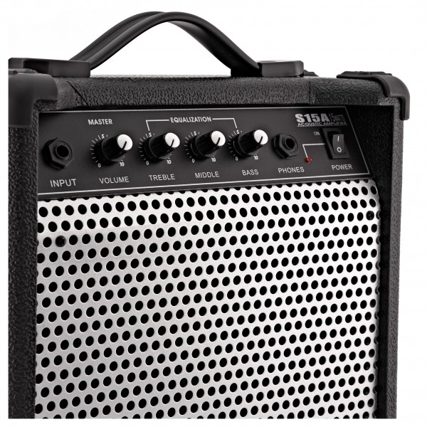 15W Acoustic Guitar Amp by Gear4music 2
