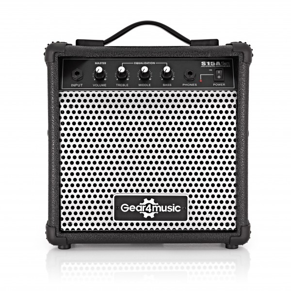 15W Acoustic Guitar Amp by Gear4music Main