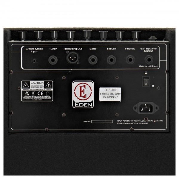 Eden EC15 180-Watt Bass Combo