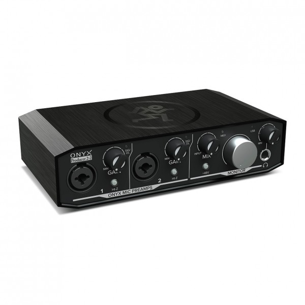 Mackie Producer Bundle - Audio Interface Angled