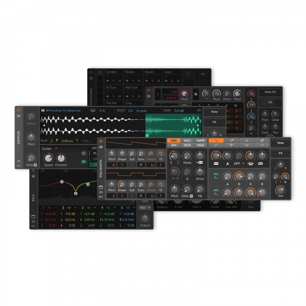 Bitwig Studio 16-Track: Upgrade from 8-Track, Digital Delivery - Devices