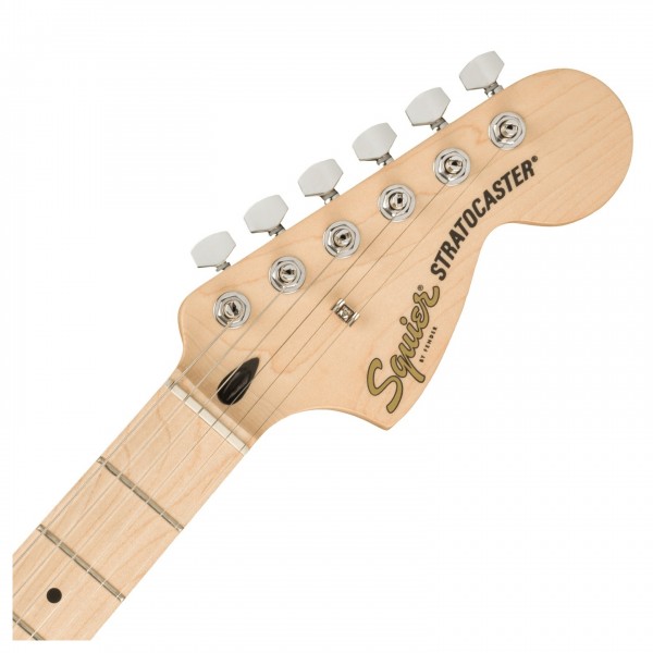 Squier Affinity Stratocaster MN, Black - Headstock