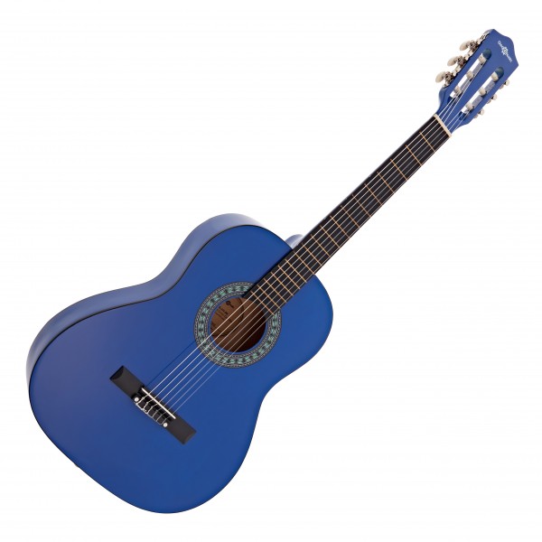 3/4 Classical Guitar, Blue, by Gear4music