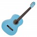 Gitara klasyczna, niebieska, przez Gear4music