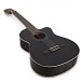Deluxe Cutaway Classical Electro Acoustic Guitar by Gear4music, Black