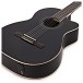 Deluxe Cutaway Classical Electro Acoustic Guitar by Gear4music, Black