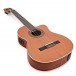 Deluxe Cutaway Classical Electro Acoustic Guitar by Gear4music, Cedar