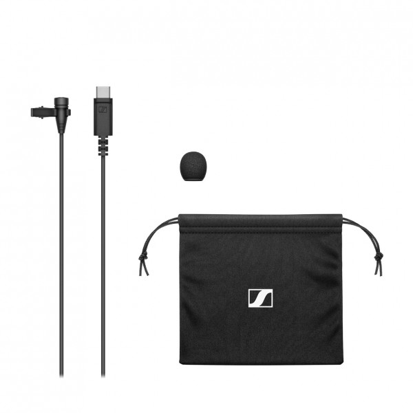 Sennheiser XS Lav Mobile Lavalier Microphone, USB-C - Full Package