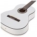 Classical Guitar, White, by Gear4music