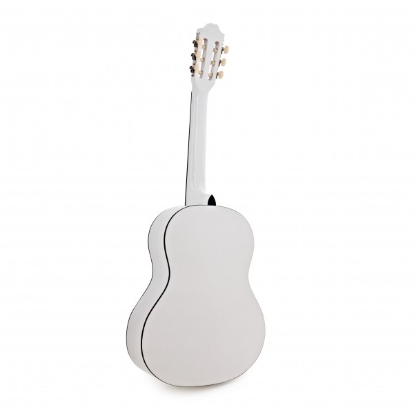 Classical Guitar, White, by Gear4music