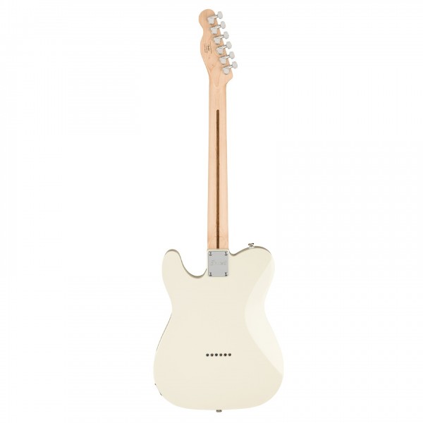 Squier Affinity Telecaster LRL, Olympic White - Rear View